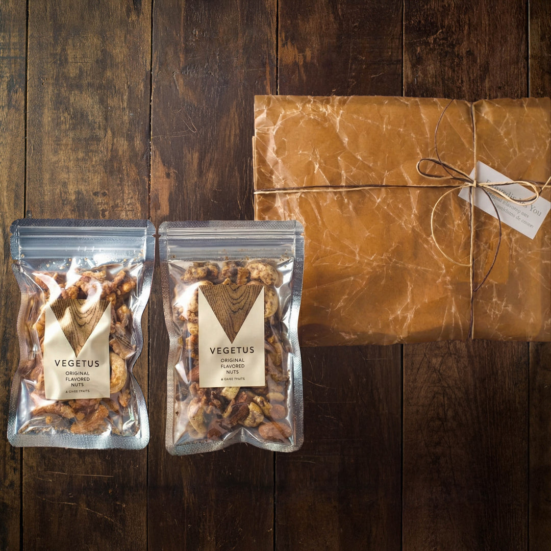 ビールに合うナッツのプティギフト/ロウビキラッピング