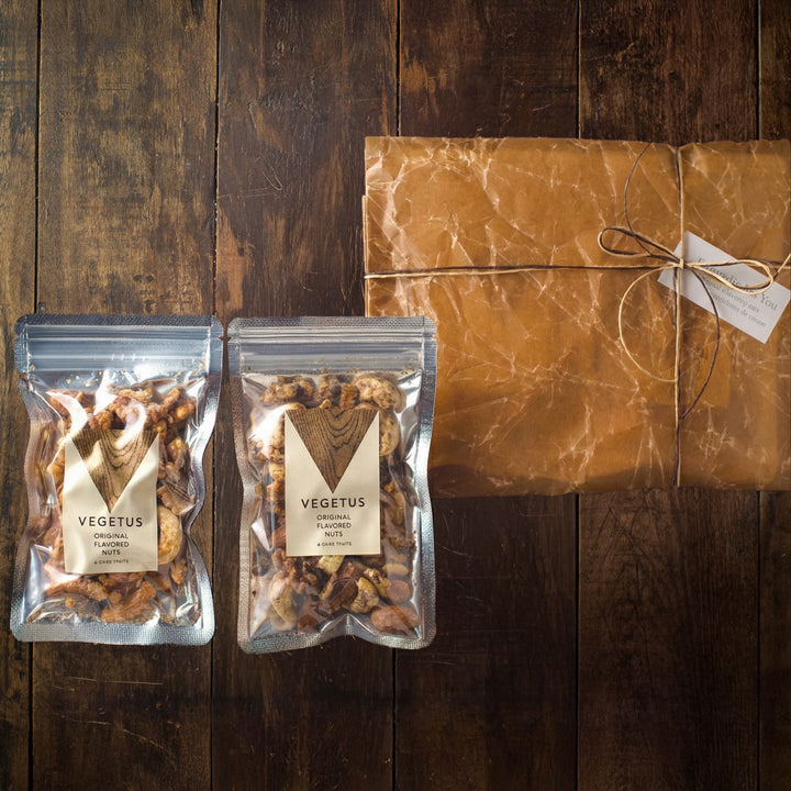 ビールに合うナッツのプティギフト/ロウビキラッピング