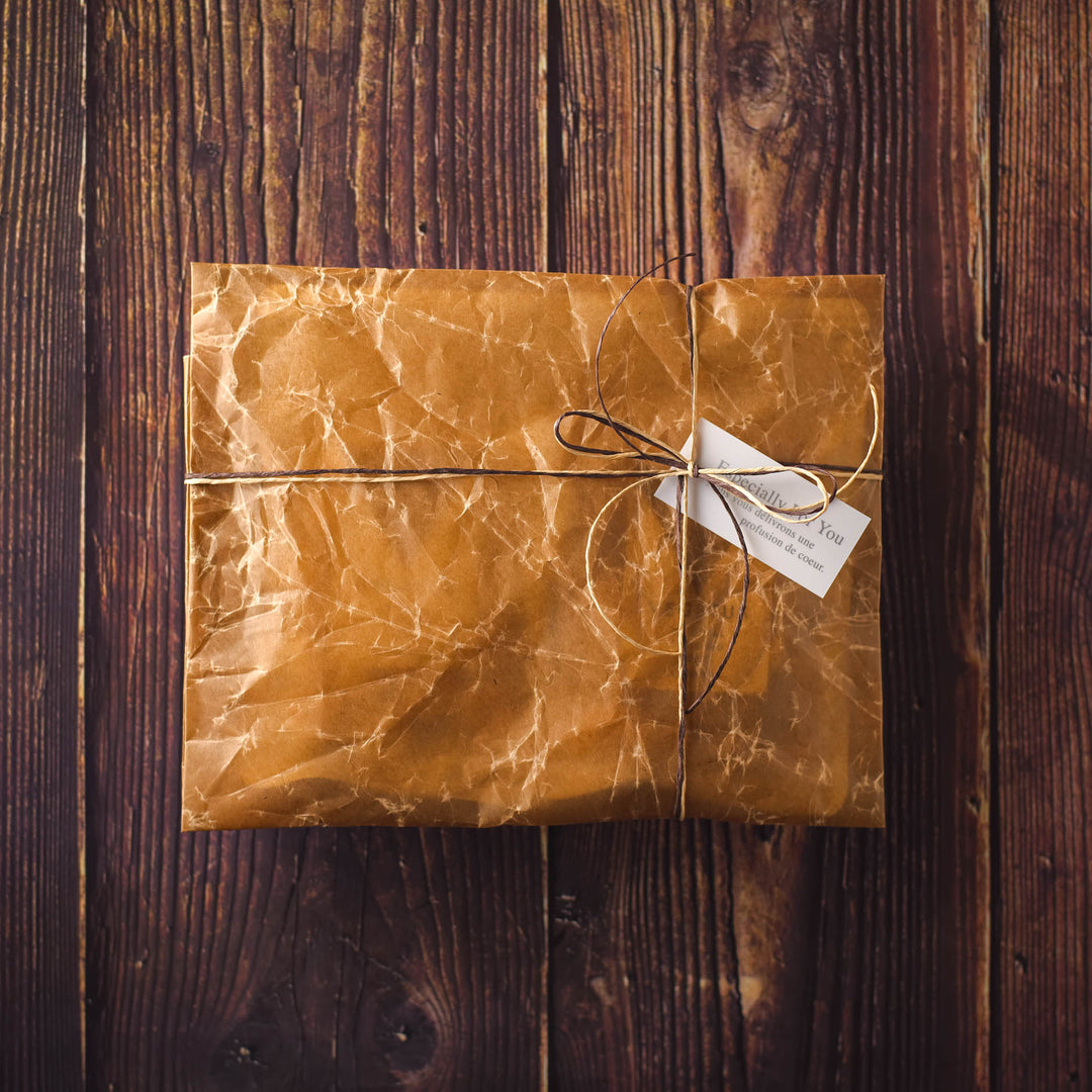 蝋引きラッピング